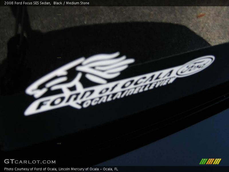 Black / Medium Stone 2008 Ford Focus SES Sedan