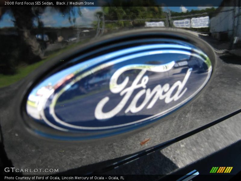 Black / Medium Stone 2008 Ford Focus SES Sedan
