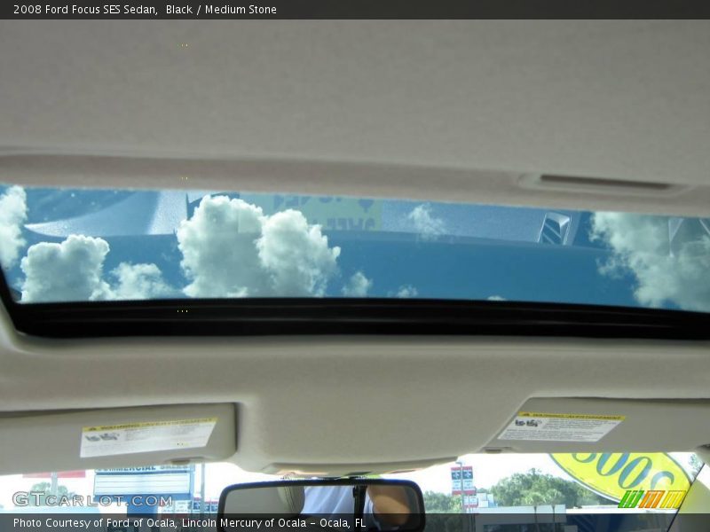 Black / Medium Stone 2008 Ford Focus SES Sedan