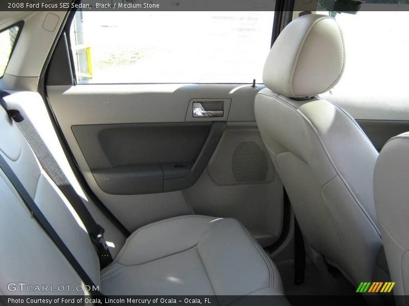Black / Medium Stone 2008 Ford Focus SES Sedan