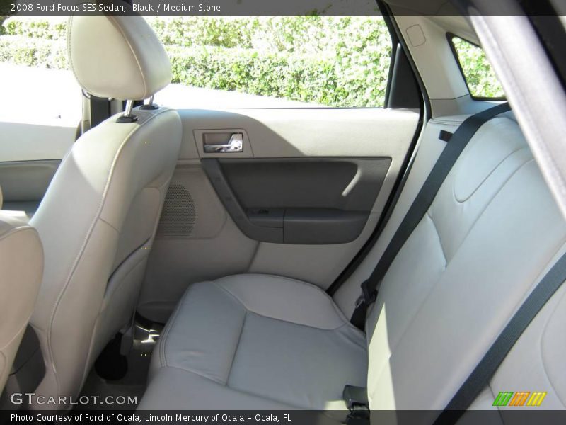 Black / Medium Stone 2008 Ford Focus SES Sedan