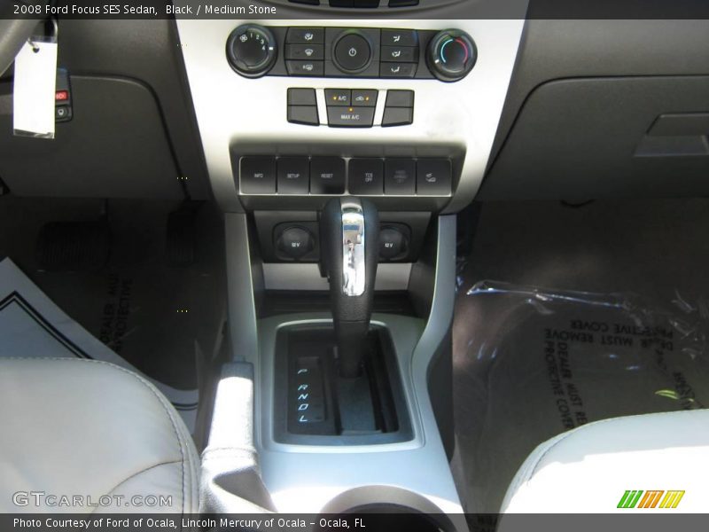 Black / Medium Stone 2008 Ford Focus SES Sedan