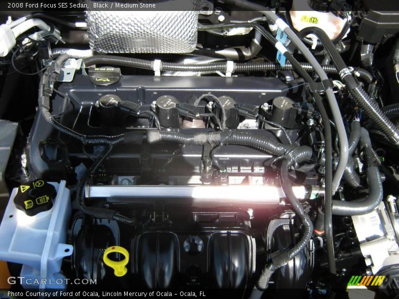 Black / Medium Stone 2008 Ford Focus SES Sedan