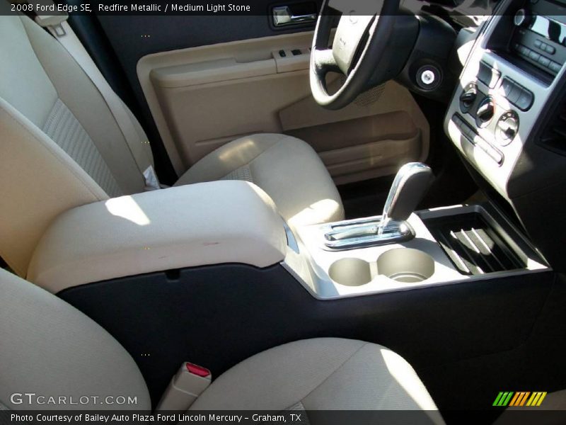 Redfire Metallic / Medium Light Stone 2008 Ford Edge SE