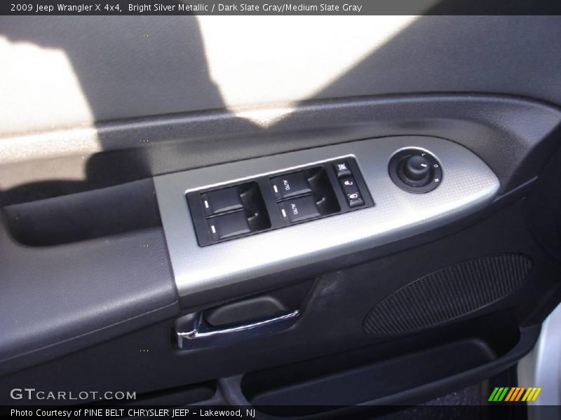 Bright Silver Metallic / Dark Slate Gray/Medium Slate Gray 2009 Jeep Wrangler X 4x4