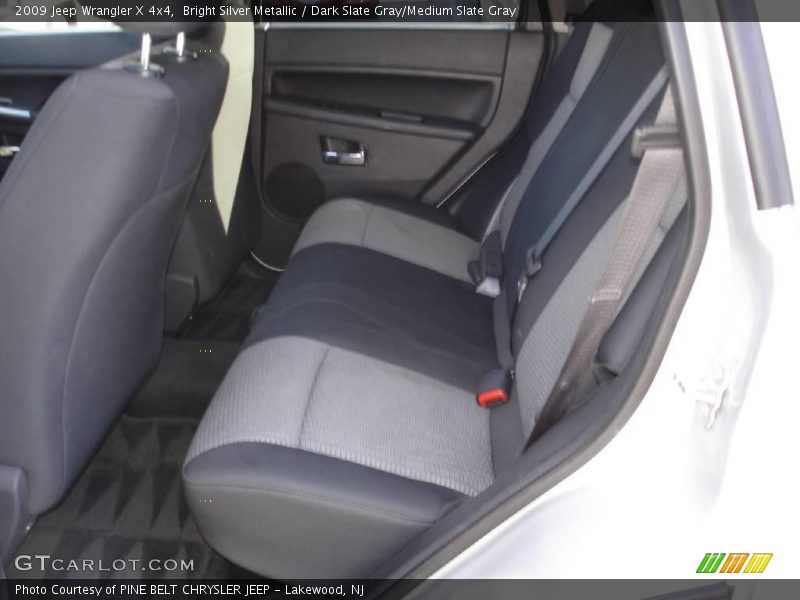 Bright Silver Metallic / Dark Slate Gray/Medium Slate Gray 2009 Jeep Wrangler X 4x4