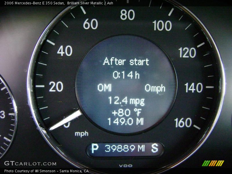 Brilliant Silver Metallic / Ash 2006 Mercedes-Benz E 350 Sedan