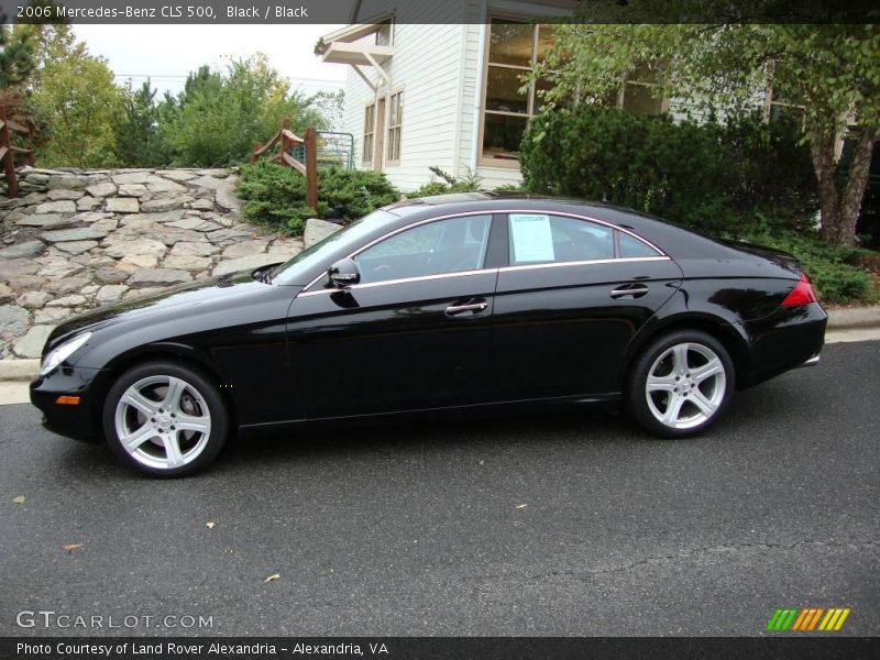 Black / Black 2006 Mercedes-Benz CLS 500