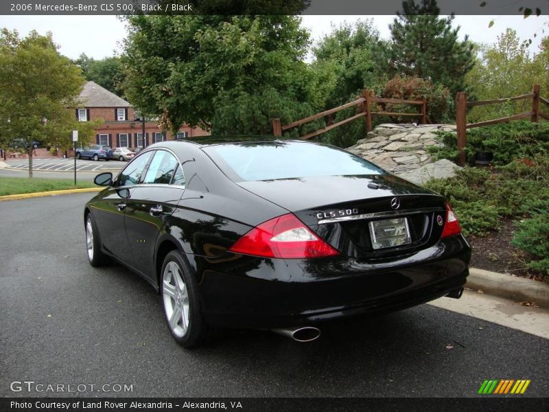 Black / Black 2006 Mercedes-Benz CLS 500