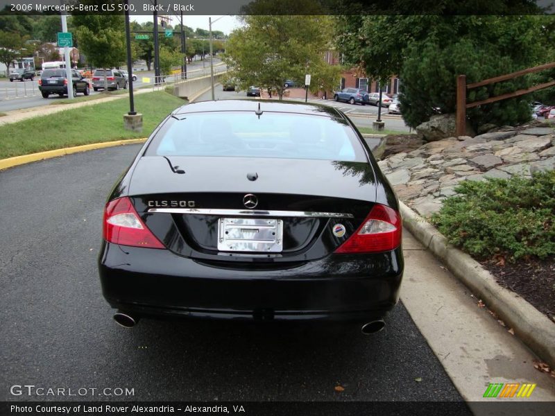 Black / Black 2006 Mercedes-Benz CLS 500