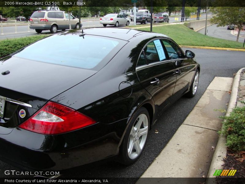 Black / Black 2006 Mercedes-Benz CLS 500