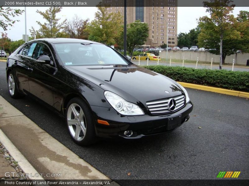 Black / Black 2006 Mercedes-Benz CLS 500