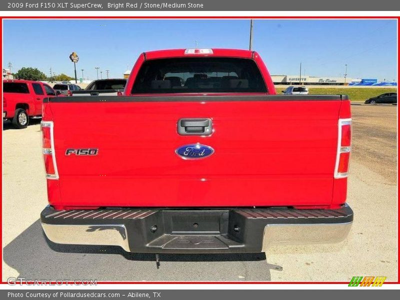 Bright Red / Stone/Medium Stone 2009 Ford F150 XLT SuperCrew