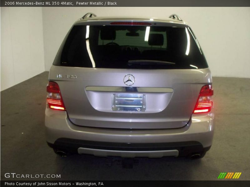 Pewter Metallic / Black 2006 Mercedes-Benz ML 350 4Matic