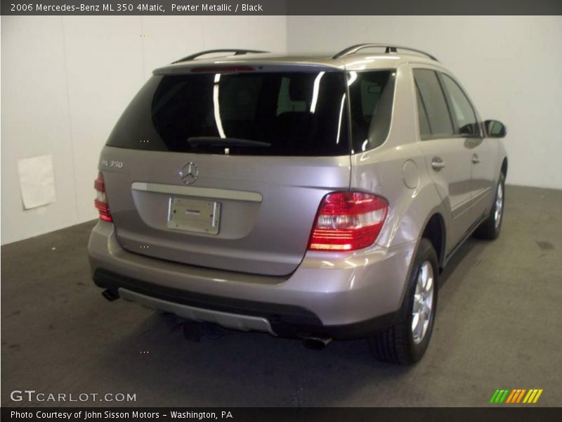 Pewter Metallic / Black 2006 Mercedes-Benz ML 350 4Matic