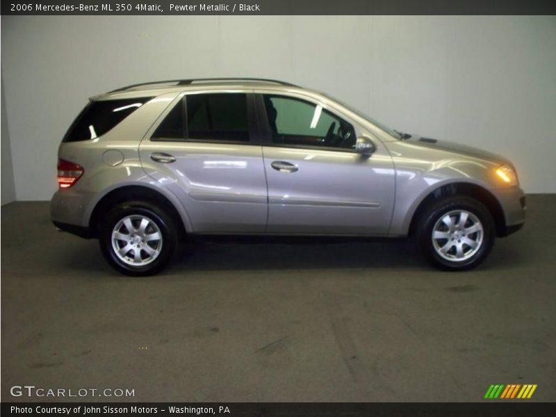 Pewter Metallic / Black 2006 Mercedes-Benz ML 350 4Matic