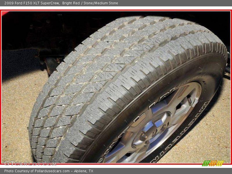 Bright Red / Stone/Medium Stone 2009 Ford F150 XLT SuperCrew