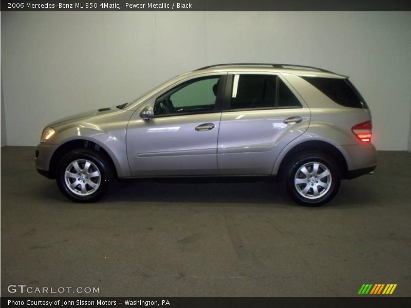 Pewter Metallic / Black 2006 Mercedes-Benz ML 350 4Matic