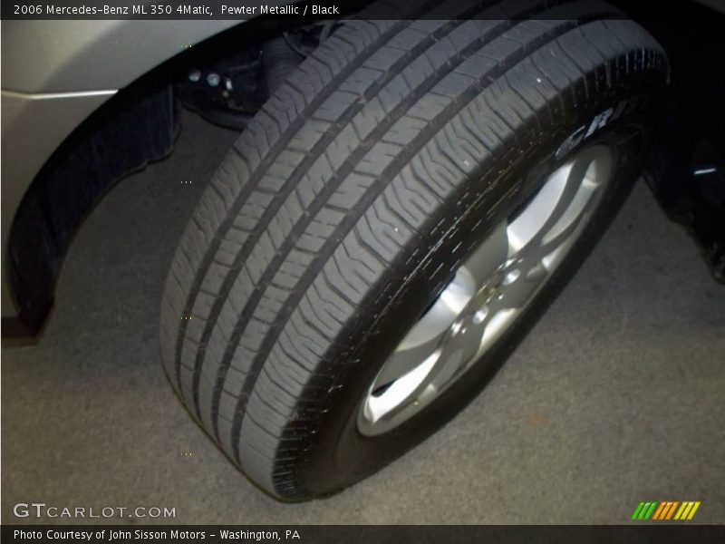 Pewter Metallic / Black 2006 Mercedes-Benz ML 350 4Matic
