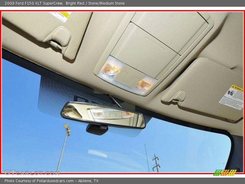 Bright Red / Stone/Medium Stone 2009 Ford F150 XLT SuperCrew