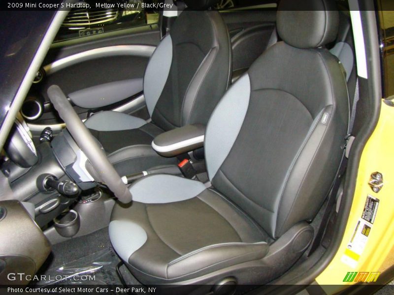 Mellow Yellow / Black/Grey 2009 Mini Cooper S Hardtop