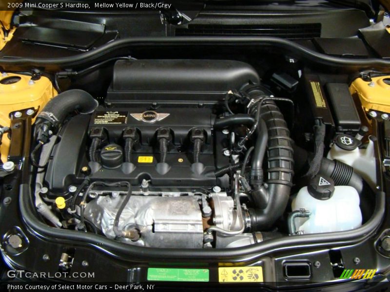 Mellow Yellow / Black/Grey 2009 Mini Cooper S Hardtop