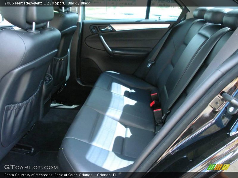 Black / Black 2006 Mercedes-Benz C 230 Sport