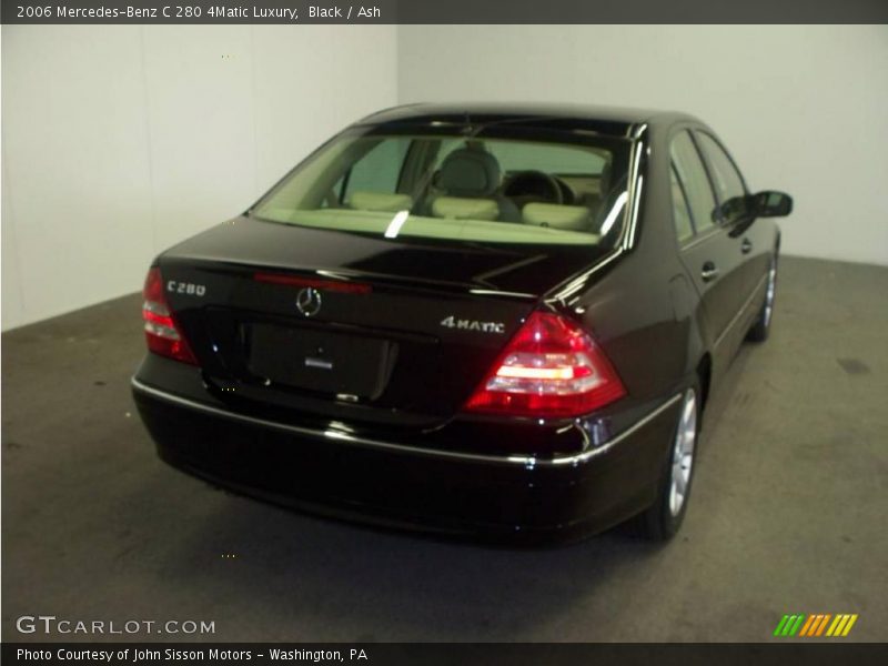 Black / Ash 2006 Mercedes-Benz C 280 4Matic Luxury