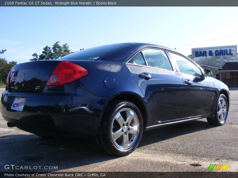 Midnight Blue Metallic / Ebony Black 2008 Pontiac G6 GT Sedan