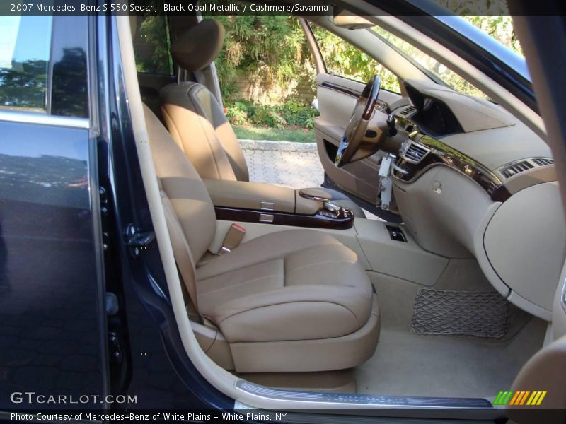 Black Opal Metallic / Cashmere/Savanna 2007 Mercedes-Benz S 550 Sedan