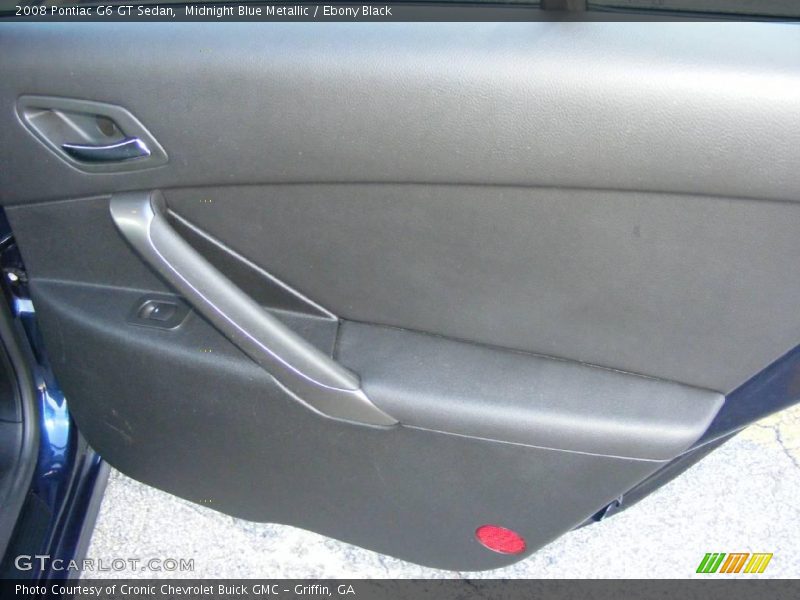 Midnight Blue Metallic / Ebony Black 2008 Pontiac G6 GT Sedan