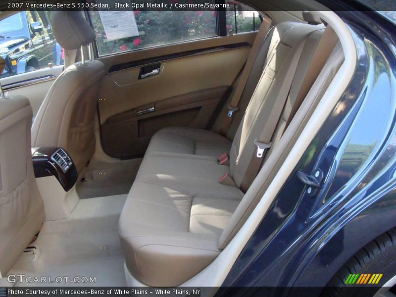 Black Opal Metallic / Cashmere/Savanna 2007 Mercedes-Benz S 550 Sedan