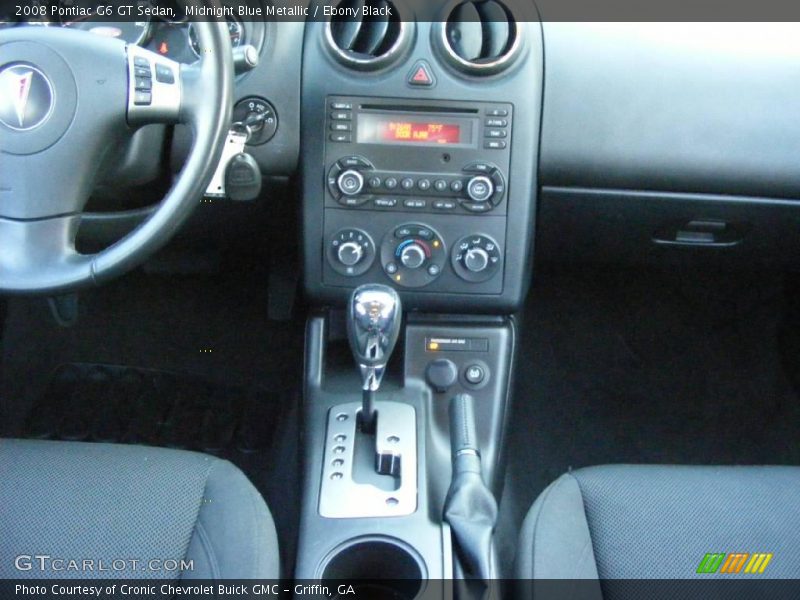 Midnight Blue Metallic / Ebony Black 2008 Pontiac G6 GT Sedan