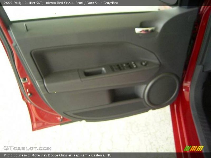 Inferno Red Crystal Pearl / Dark Slate Gray/Red 2009 Dodge Caliber SXT