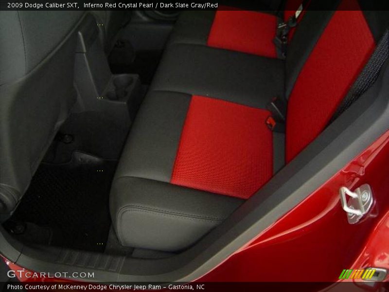 Inferno Red Crystal Pearl / Dark Slate Gray/Red 2009 Dodge Caliber SXT