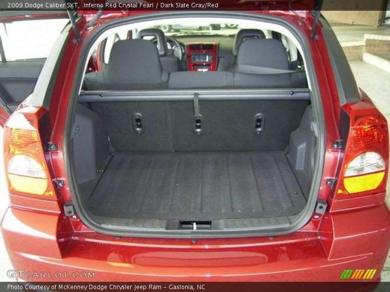 Inferno Red Crystal Pearl / Dark Slate Gray/Red 2009 Dodge Caliber SXT