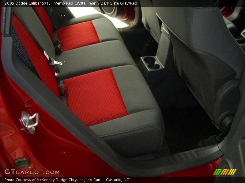Inferno Red Crystal Pearl / Dark Slate Gray/Red 2009 Dodge Caliber SXT