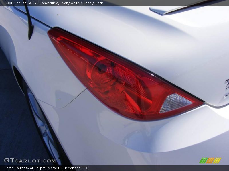 Ivory White / Ebony Black 2008 Pontiac G6 GT Convertible