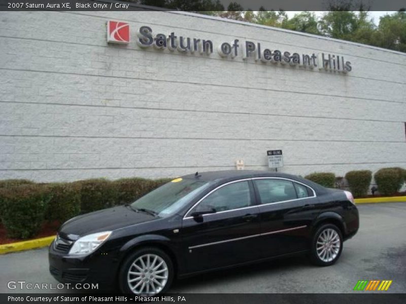 Black Onyx / Gray 2007 Saturn Aura XE