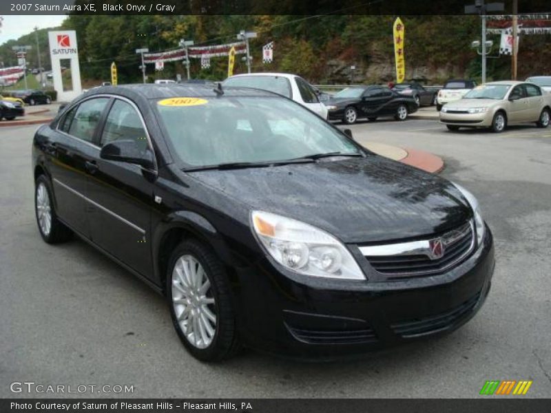 Black Onyx / Gray 2007 Saturn Aura XE