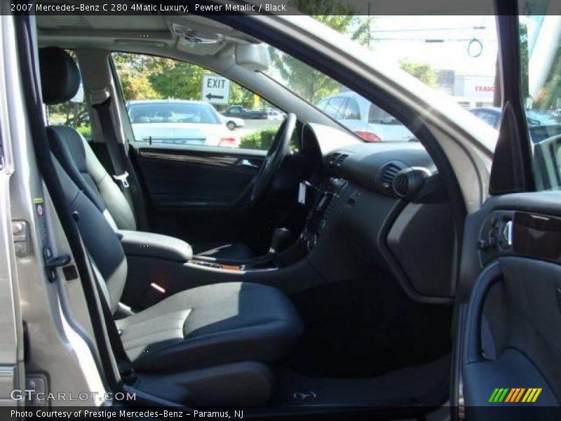 Pewter Metallic / Black 2007 Mercedes-Benz C 280 4Matic Luxury