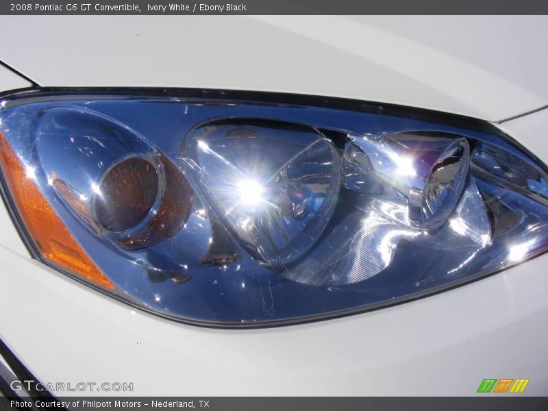 Ivory White / Ebony Black 2008 Pontiac G6 GT Convertible