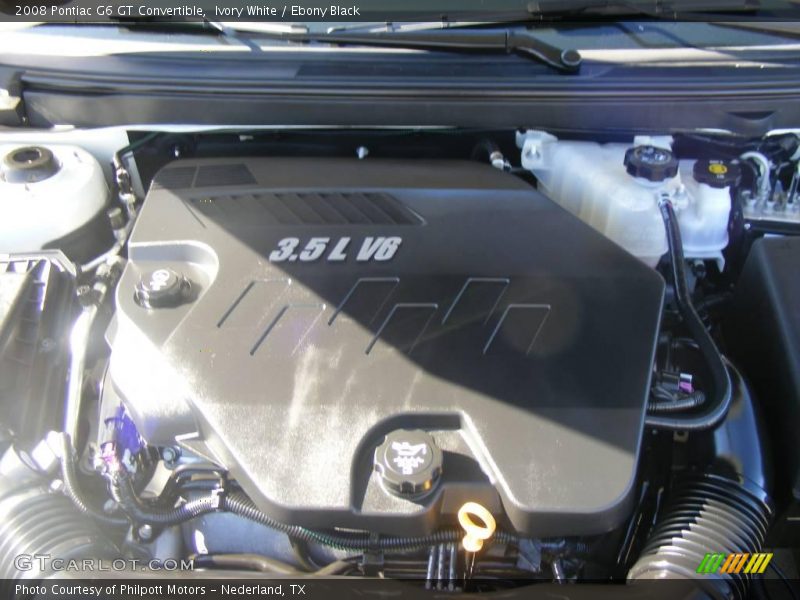 Ivory White / Ebony Black 2008 Pontiac G6 GT Convertible