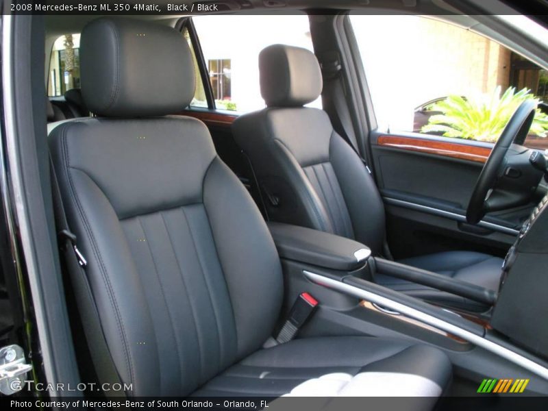Black / Black 2008 Mercedes-Benz ML 350 4Matic