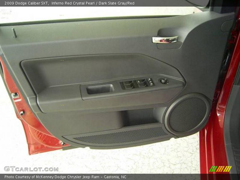 Inferno Red Crystal Pearl / Dark Slate Gray/Red 2009 Dodge Caliber SXT