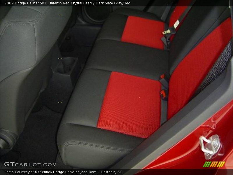 Inferno Red Crystal Pearl / Dark Slate Gray/Red 2009 Dodge Caliber SXT
