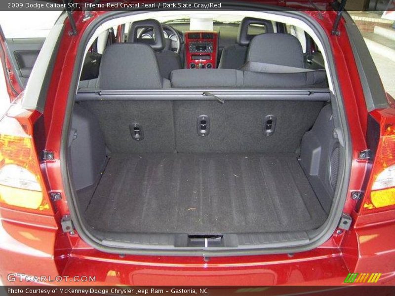 Inferno Red Crystal Pearl / Dark Slate Gray/Red 2009 Dodge Caliber SXT