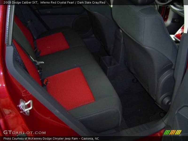 Inferno Red Crystal Pearl / Dark Slate Gray/Red 2009 Dodge Caliber SXT