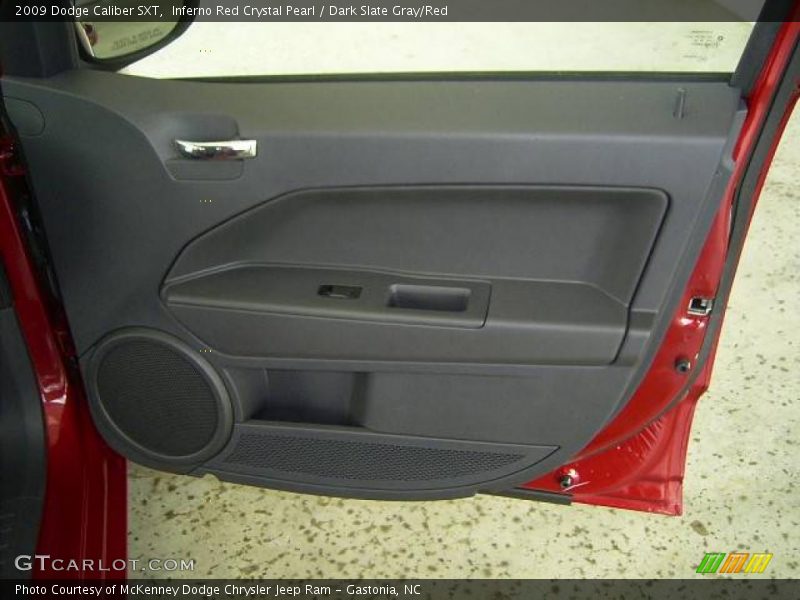 Inferno Red Crystal Pearl / Dark Slate Gray/Red 2009 Dodge Caliber SXT