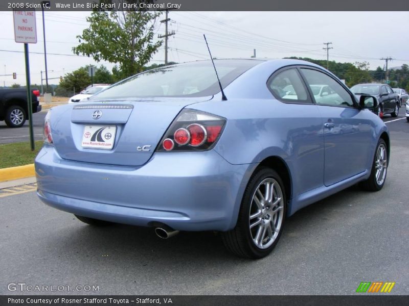 Wave Line Blue Pearl / Dark Charcoal Gray 2008 Scion tC